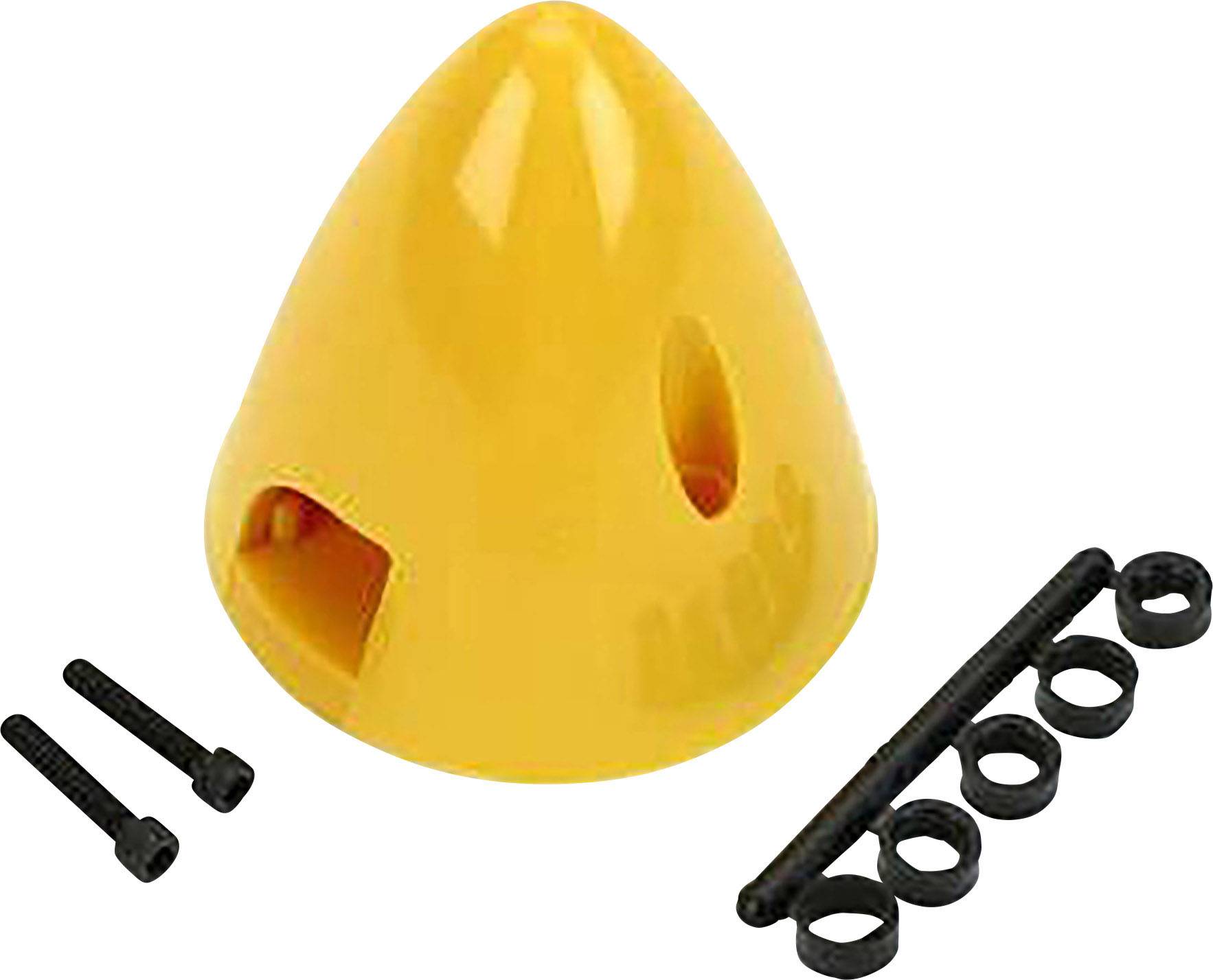 DUBRO Spinner with air intake Plastic Product size (Ø) 70 mm Yellow