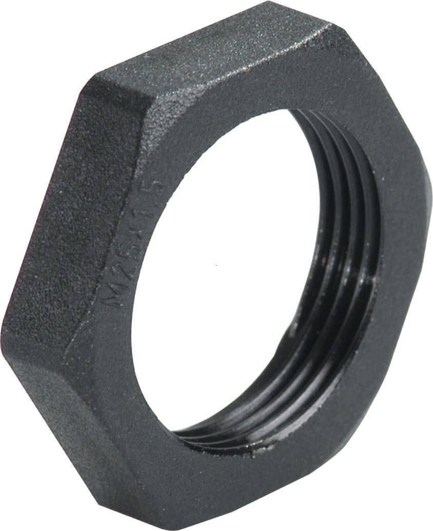 Kaiser Elektro 8207.40 Locknut shockproof PG7 Plastic Black 1 pc(s)
