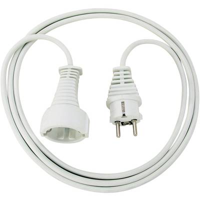 Image of Brennenstuhl 1168120015 Current Cable extension White 2.00 m H05VV-F 3G 1,5 mm²