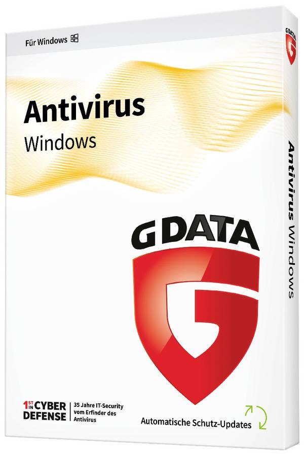 G-Data AntiVirus Full version, 3 licences Windows Antivirus