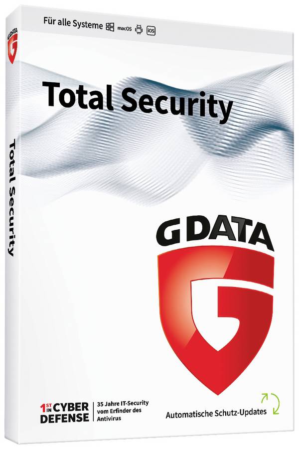 G-Data Total Security Full version, 1 licence Windows, Mac OS, Android, iOS Antivirus, Security