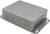 Metal enclosure with a rectangular base and chamfered corners, suitable for protecting electronic components.