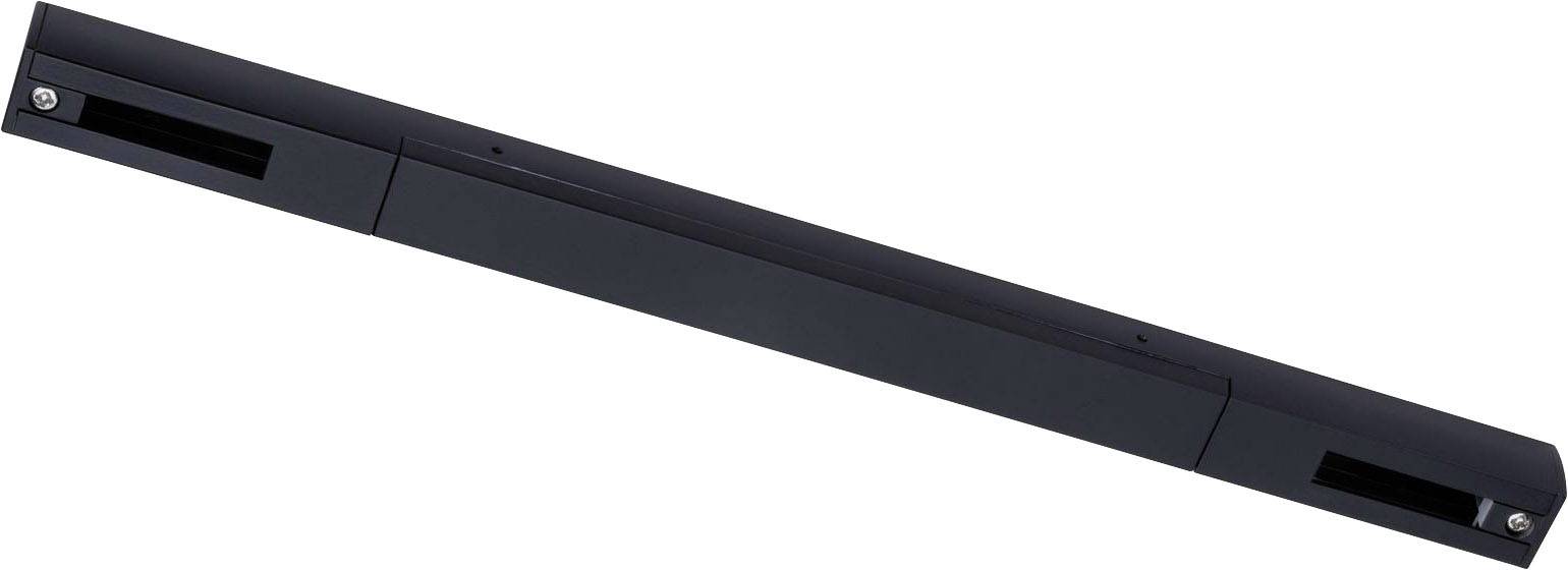 A black, slim sliding switch with two notches, likely part of an electronic device or piece of furniture.