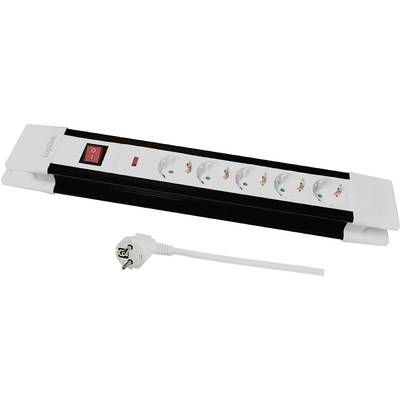 Image of LogiLink LPS211 Power strip (+ switch) Black, White PG connector 1 pc(s)