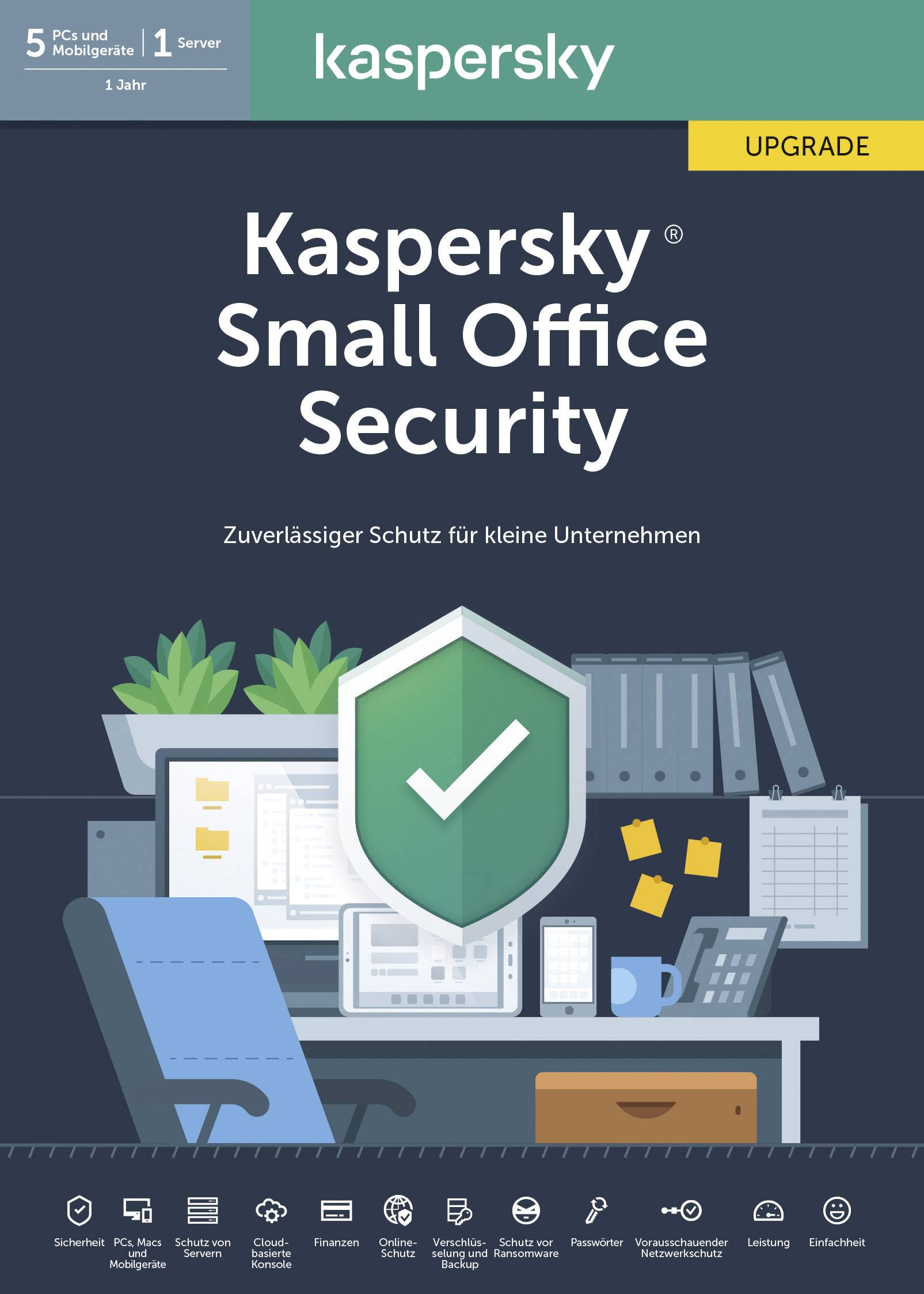 Kaspersky Lab Small Office Security 7.0 Upgrade Upgrade Windows, Mac OS, Android Antivirus, Security