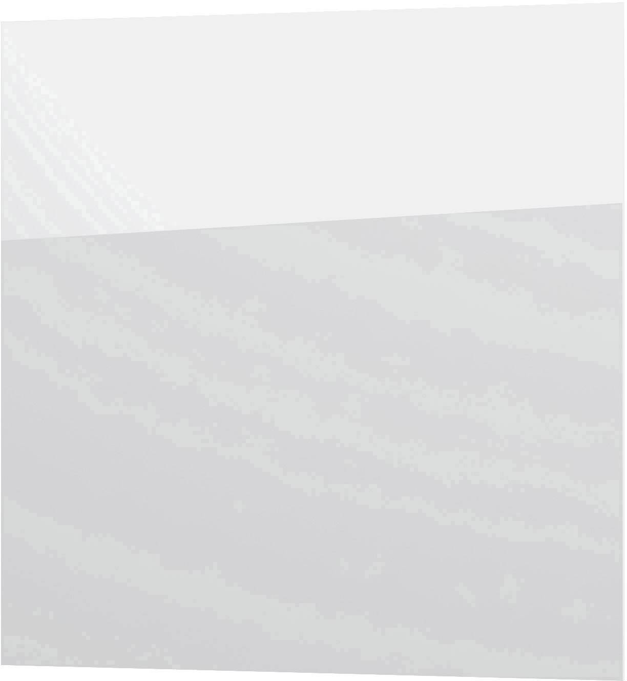 A white, slightly reflective surface with an angled light pattern.