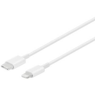 Apple USB cable Discounted (damaged/no packaging) USB 2.0 USB-C® plug, Apple Lightning plug 1.00 m White MQGJ2ZM/A (B)-2