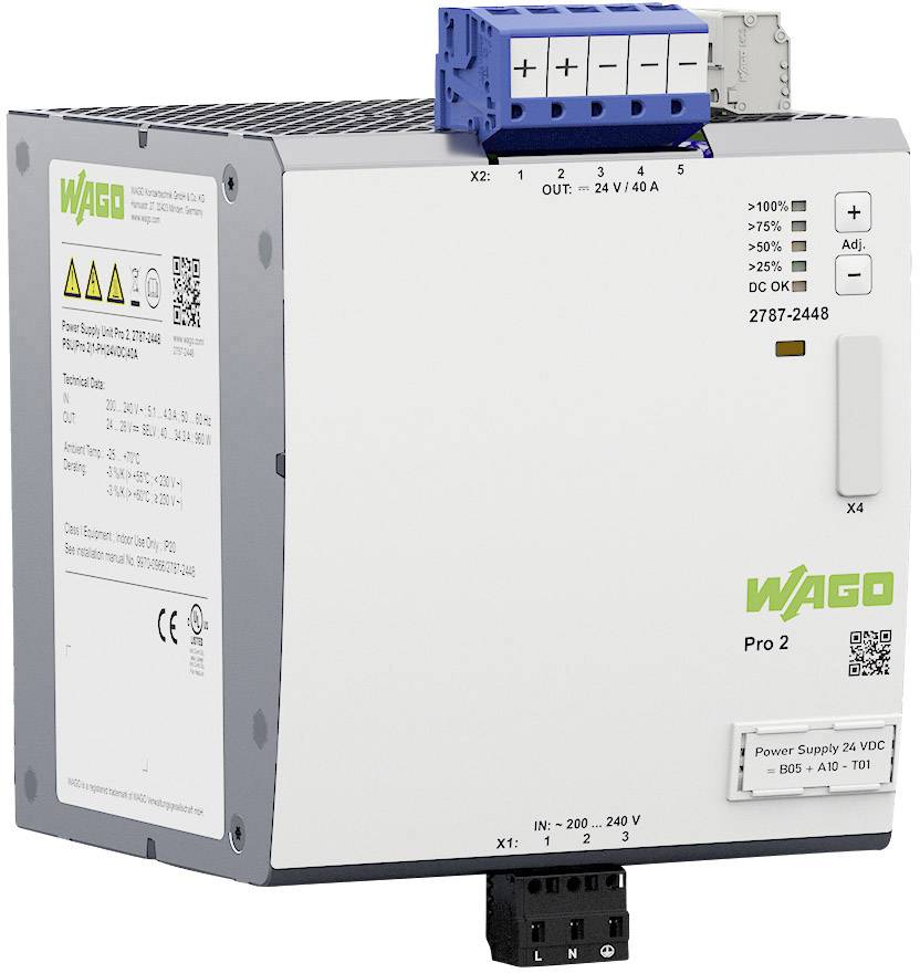WAGO Pro 2 Rail mounted PSU (DIN) 40 A 960 W