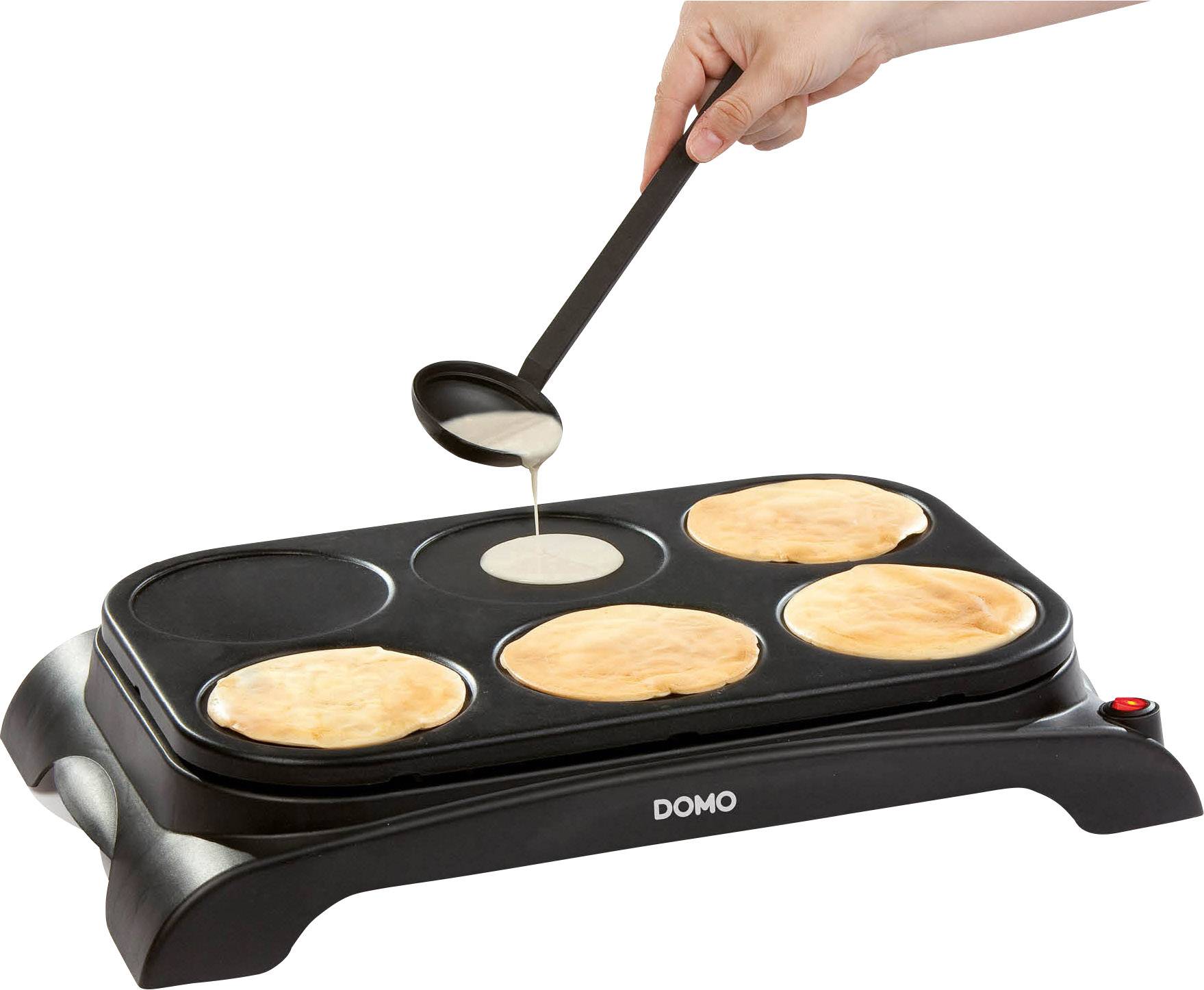 DOMO DO8709P Crepe maker 6 pannikins