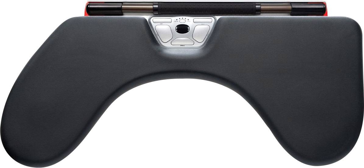 Contour Design RollerMouse Red Max USB mouse Ergonomic, Big buttons, Built-in scroll wheel Black