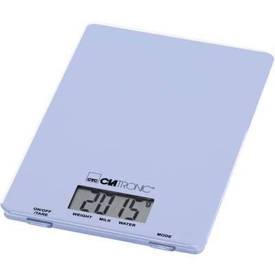Clatronic KW 3626 LCD Kitchen scales digital Weight range=5 kg Light blue