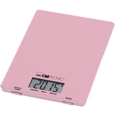 Clatronic KW 3626 LCD Kitchen scales digital Weight range=5 kg Pink