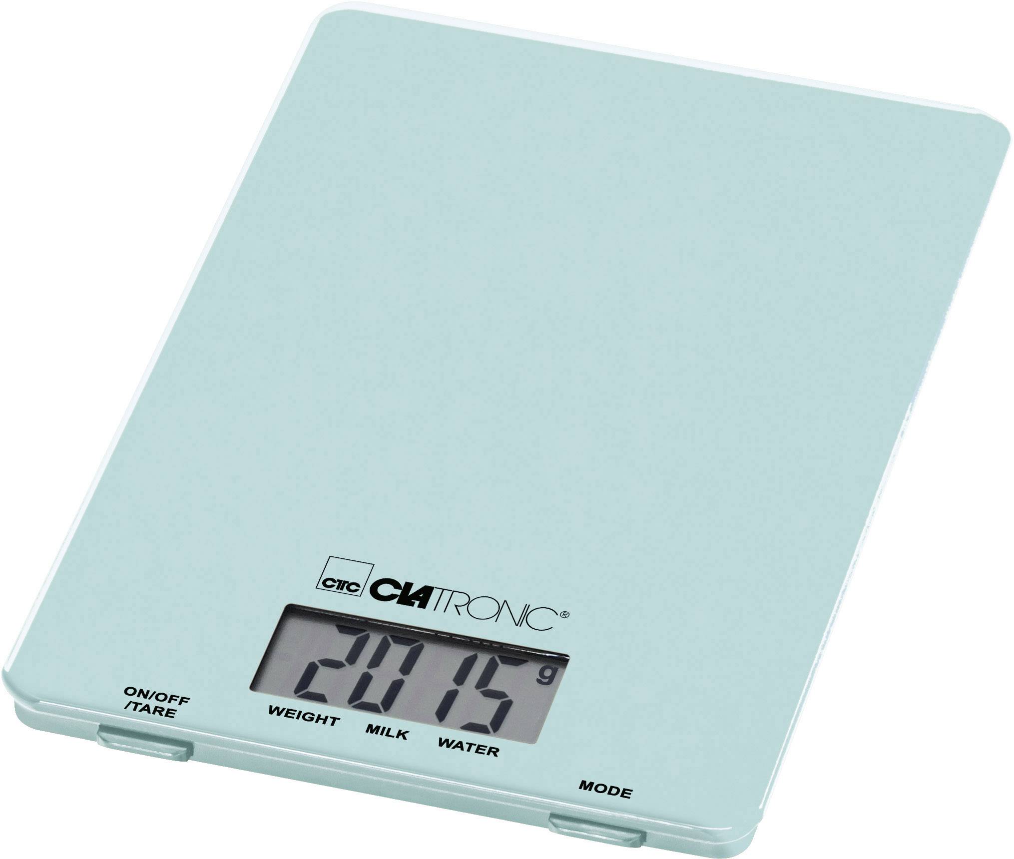 Clatronic KW 3626 LCD Kitchen scales Digital Weight range=5 kg Mint, Green 220 x 150 x 16