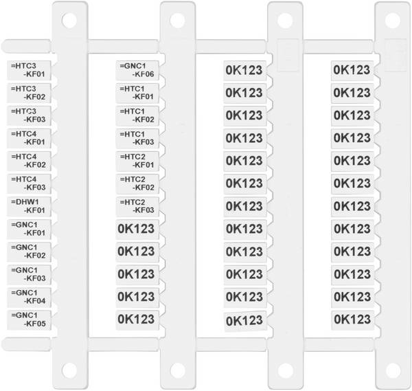 Label 060.48    White 48 pc(s) Finder 060.48