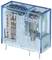 A blue, transparent relay with the inscription 'Finder 40.31'. It displays a coil and electrical connections.