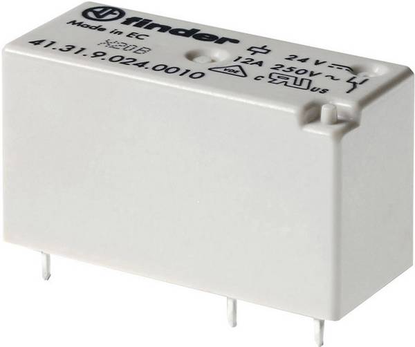 Finder 41.31.9.024.0000 PCB relay 24 V DC 12 A 1 change-over 1 pc(s)