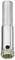 Metal drill with a diamond-coated head, suitable for precise drilling in hard materials such as glass or ceramic.