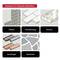'Suitable for the following materials: Tiles, Fine Stoneware, Marble, Roof Tiles, Natural Stone' with corresponding images.