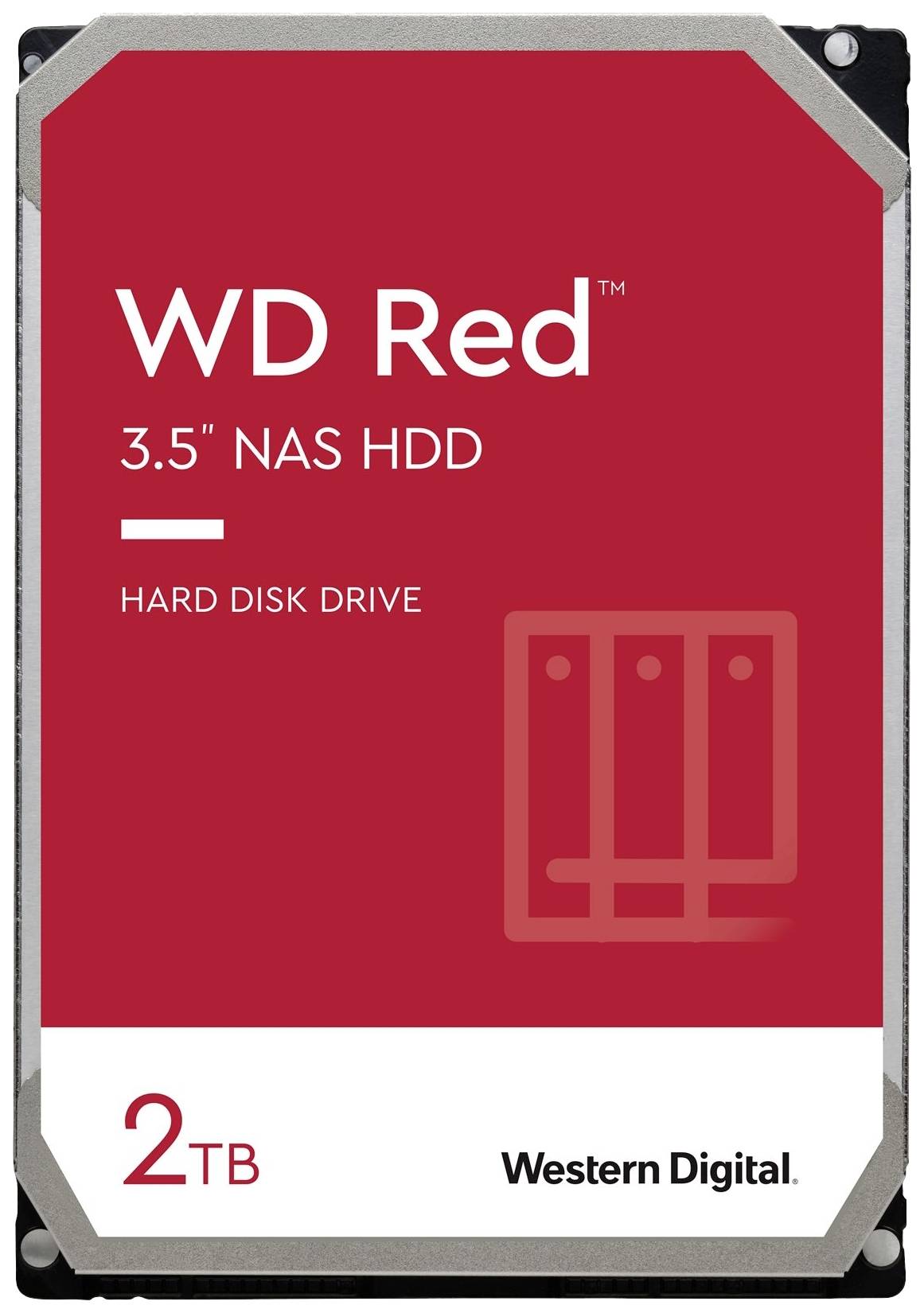 Katastrofe Åben Dyrt Western Digital WD Red™ 2 TB 3.5" (8.9 cm) internal HDD SATA 6 Gbps  WD20EFAX Bulk | Conrad.com