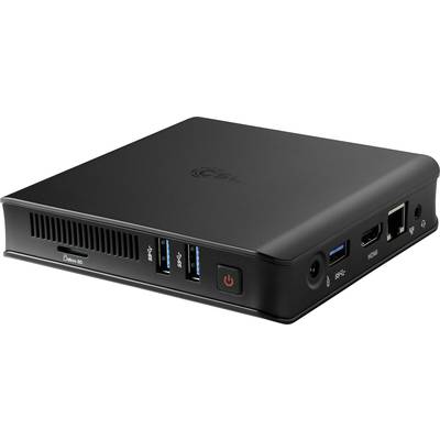 CSL Computer Narrow Box Ultra HD Compact Mini PC Intel Celeron N4100 (4 x 1.1 GHz / max. 2.4 GHz) 4 GB RAM 256 GB SSD 64 GB eMMC Win 10 Pro