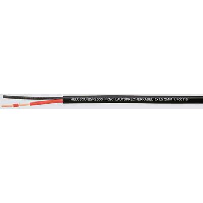 Black and red speaker cable with the inscription 'HIFISOLID(R) 1x0.5 FRNC SPEAKER CABLE 2x1.5 MM² 440118'.