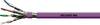 HELU 80810 Ethernet cable CAT 7 S/FTP 4 x 2 x 0.25 mm² Blue, Purple 100 m