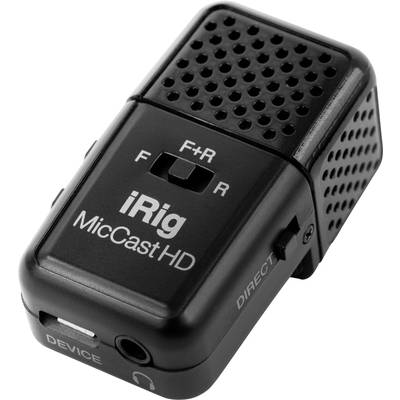 IK Multimedia iRig Mic Cast HD Clip Mobile phone microphone Transfer type (details):Corded incl. cable