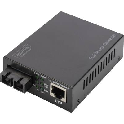 Digitus DN-82150 LAN 10/100/1000 MBit/s, SC Duplex Media converter 10 / 100 / 1000 MBit/s 