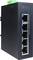 Industrial Gigabit Ethernet switch with five Ethernet ports, suitable for stable and fast network connections.