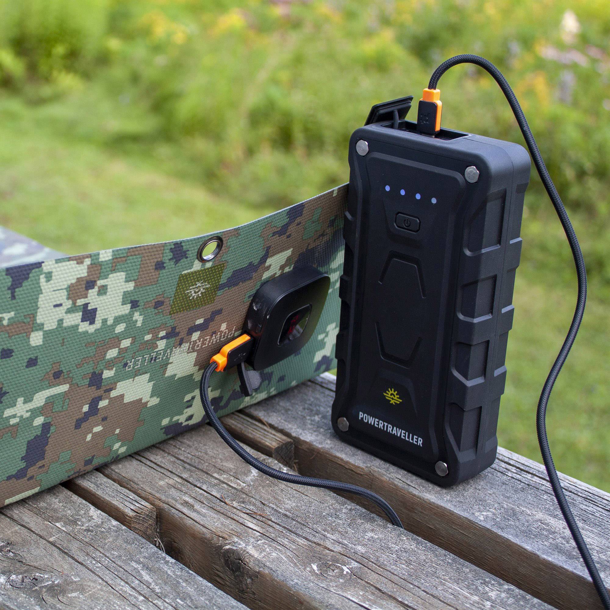 Power Traveller Redstart 50 Power bank 13000 mAh Quick Charge Li-ion USB type A Black Outdoor, Status display-1