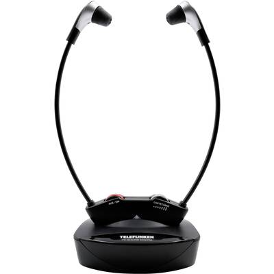   Telefunken  T90121      In-ear headphones  Cordless (1075099)    Black    incl. Bluetooth hub, Volume control