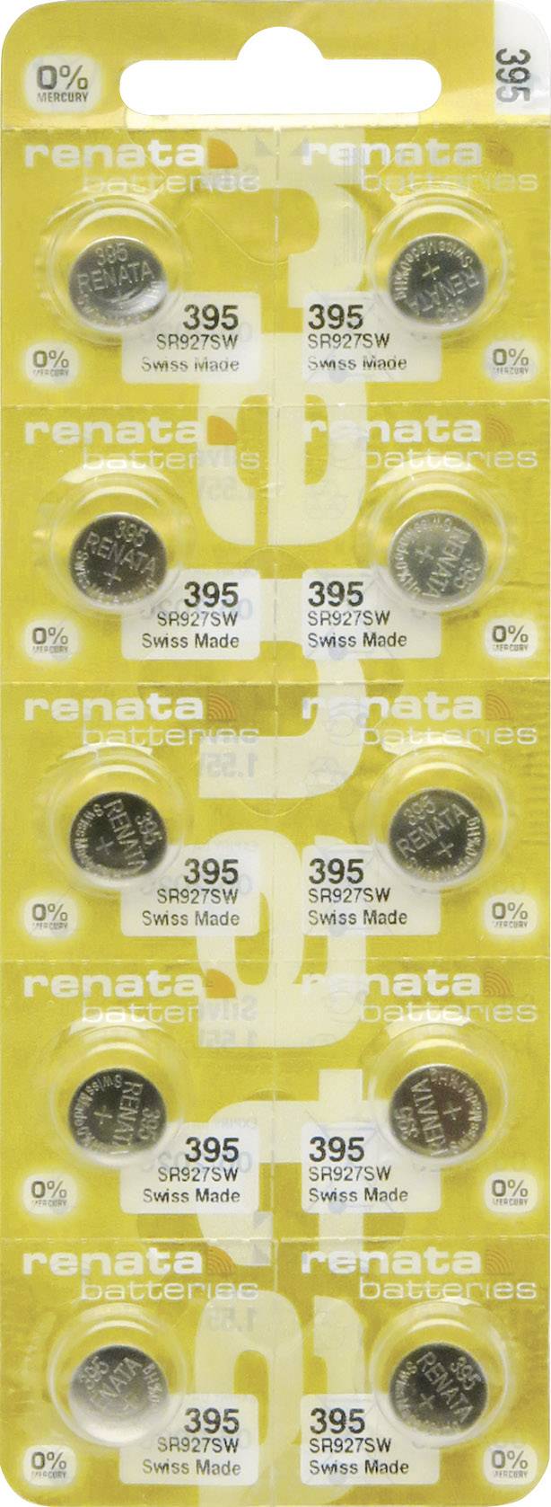 Renata Button cell SR57, SR926 10 pc(s) 55 mAh