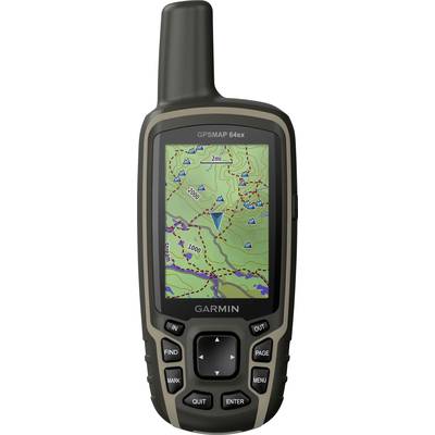 Garmin GPSMAP 64sx Outdoor GPS Cycling, Geocaching, Hiking World Bluetooth, GLONASS, GPS, sprayproof