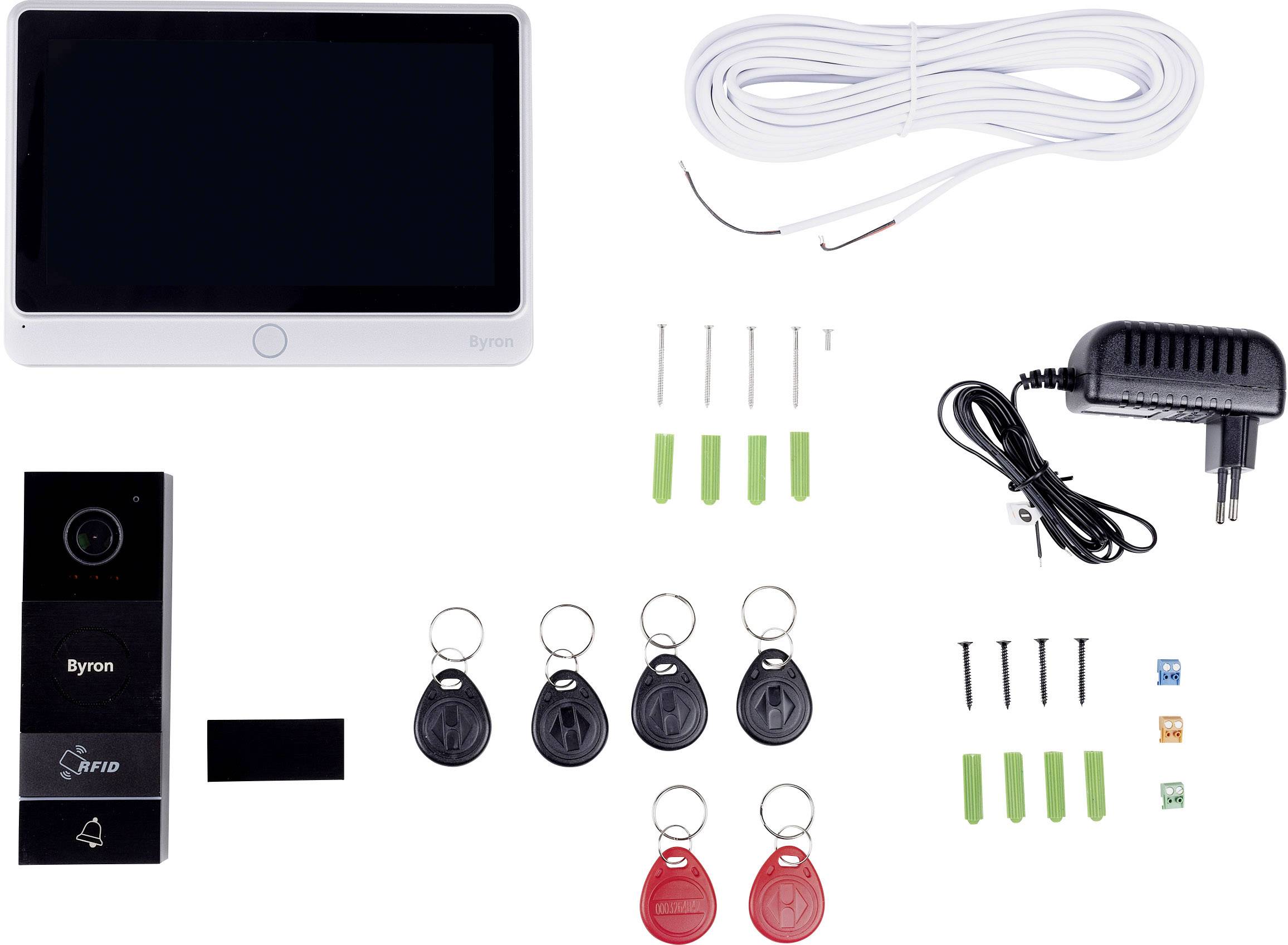 Byron Video door intercom Corded, Two-wire-14