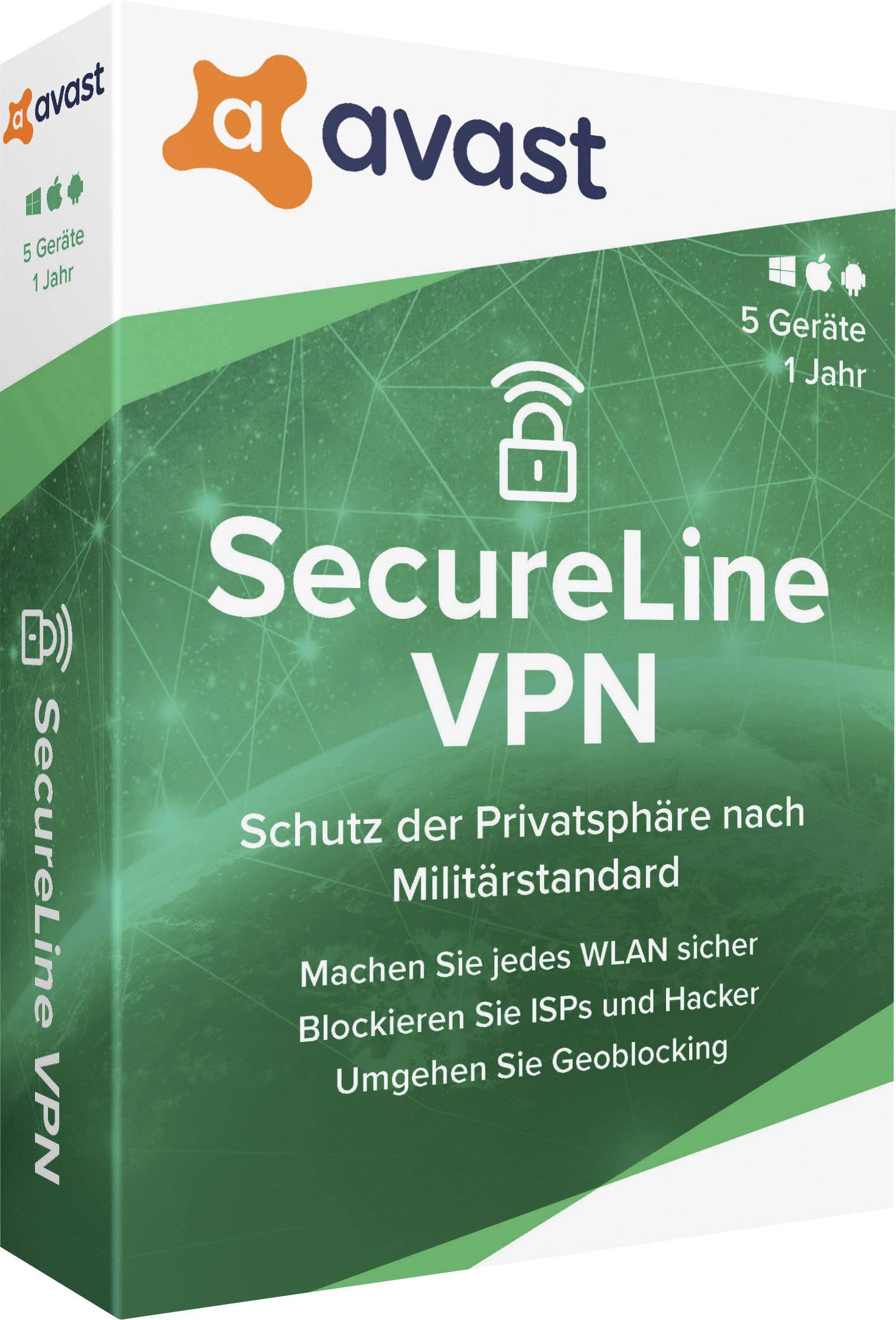 avast secureline vpn free