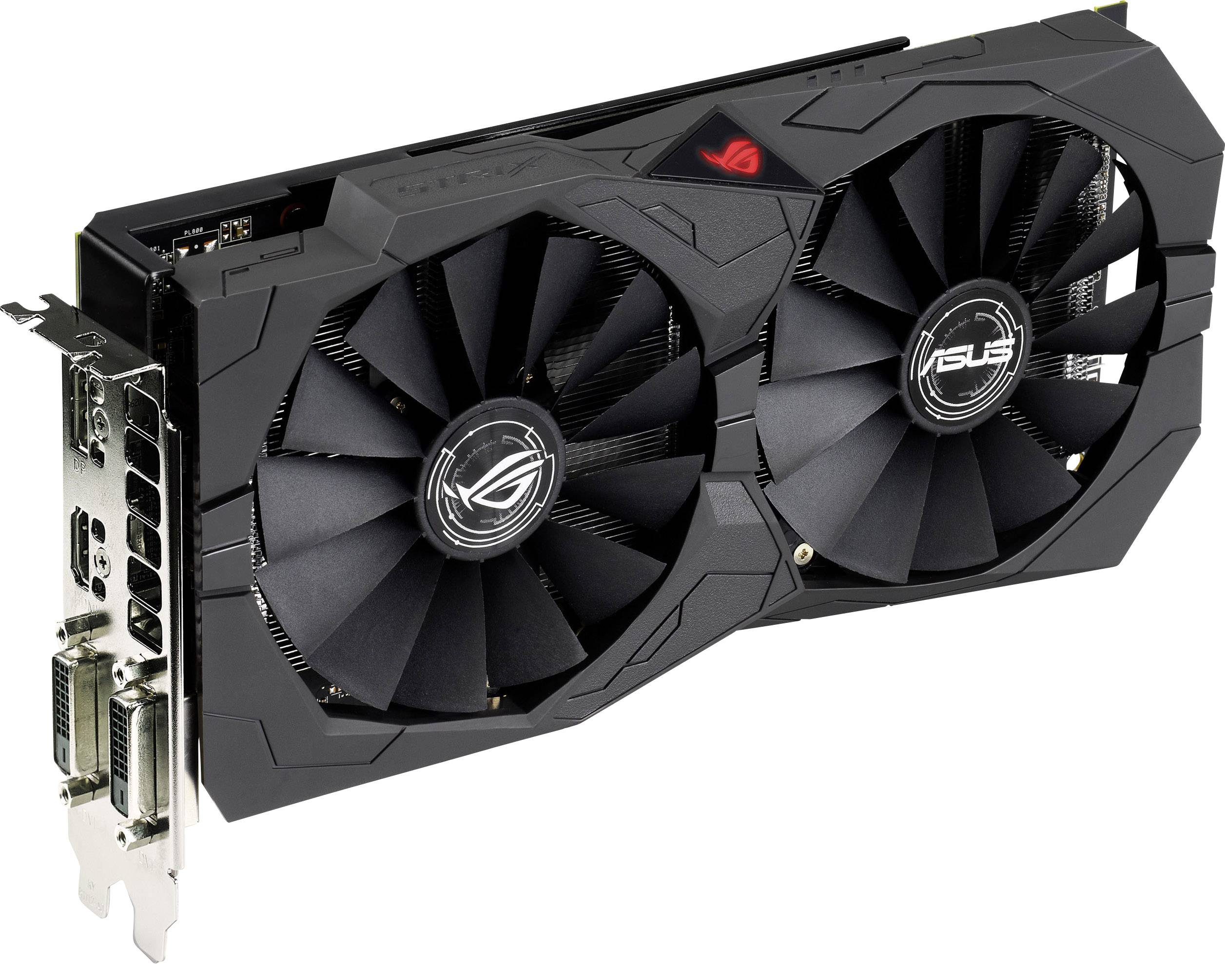 Asus Gpu Amd Radeon Rx 570 Gaming Overclocked 8 Gb Gddr5 Ram Pcie X16 Hdmi Displayport Dvi Conrad Com