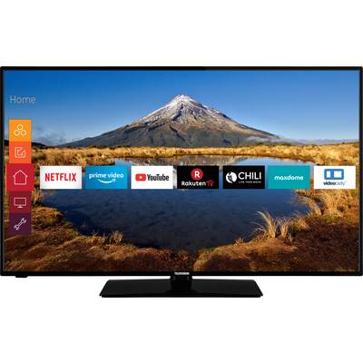 Telefunken D43U446A LED TV 108 cm 43 inch EEC A+ (A+++ – D) DVB-T2, DVB-C, DVB-S, UHD, Smart TV, Wi-Fi, CI+ Black
