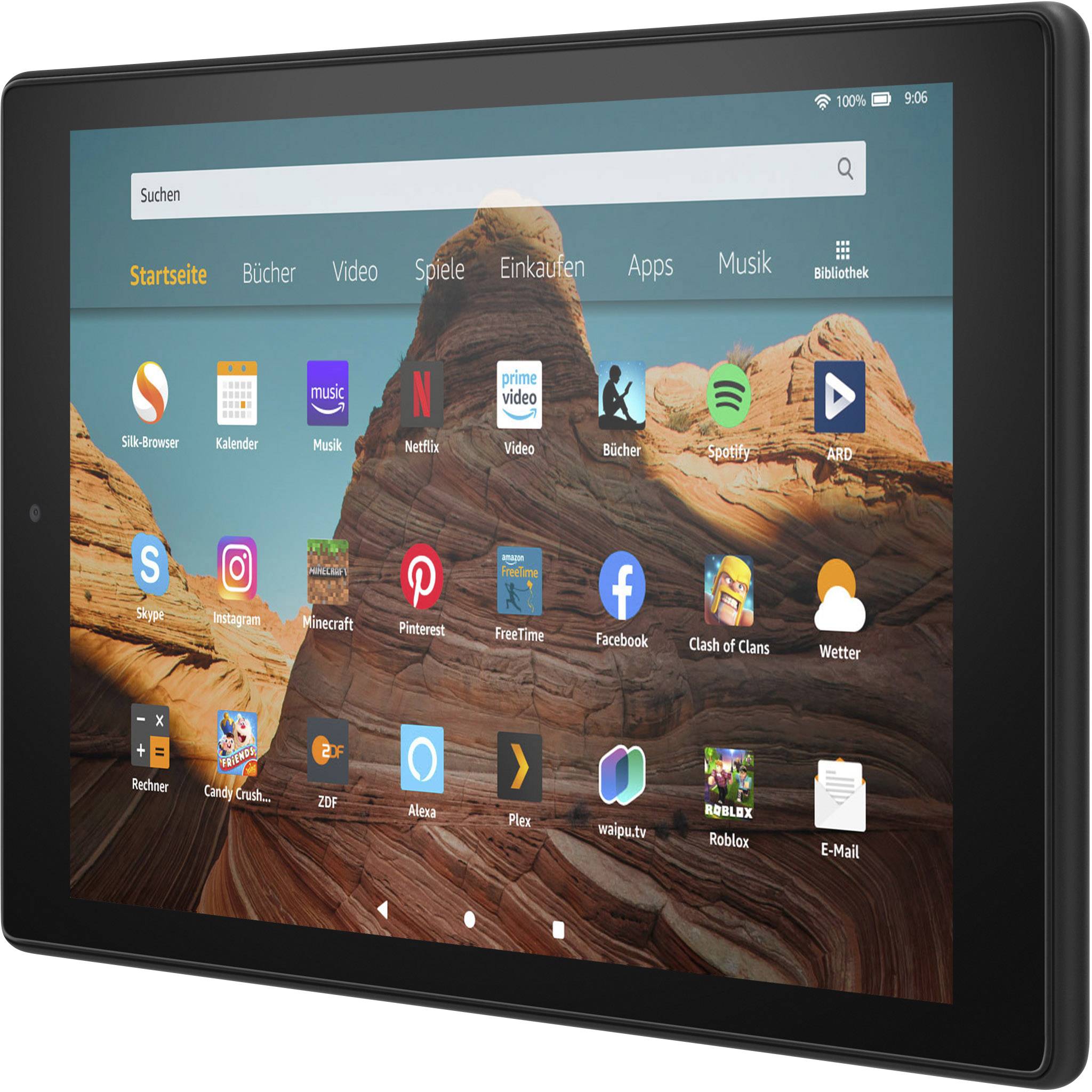 Amazon Fire Hd 10 Wifi 32 Gb Black Android 25 7 Cm 10 1 Inch 2 Ghz Mediatek Fire Os 7 1600 X 1200 P Conrad Com