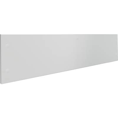 White rectangular plate on a white background.