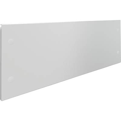 A rectangular, white wall panel, smooth and plain, with four round fixings visible at the corners.