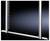 A silver metal frame against a dark background.