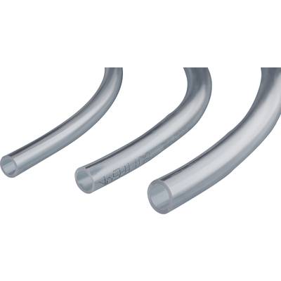 Three transparent tubes lying side by side demonstrate flexibility and material strength.
