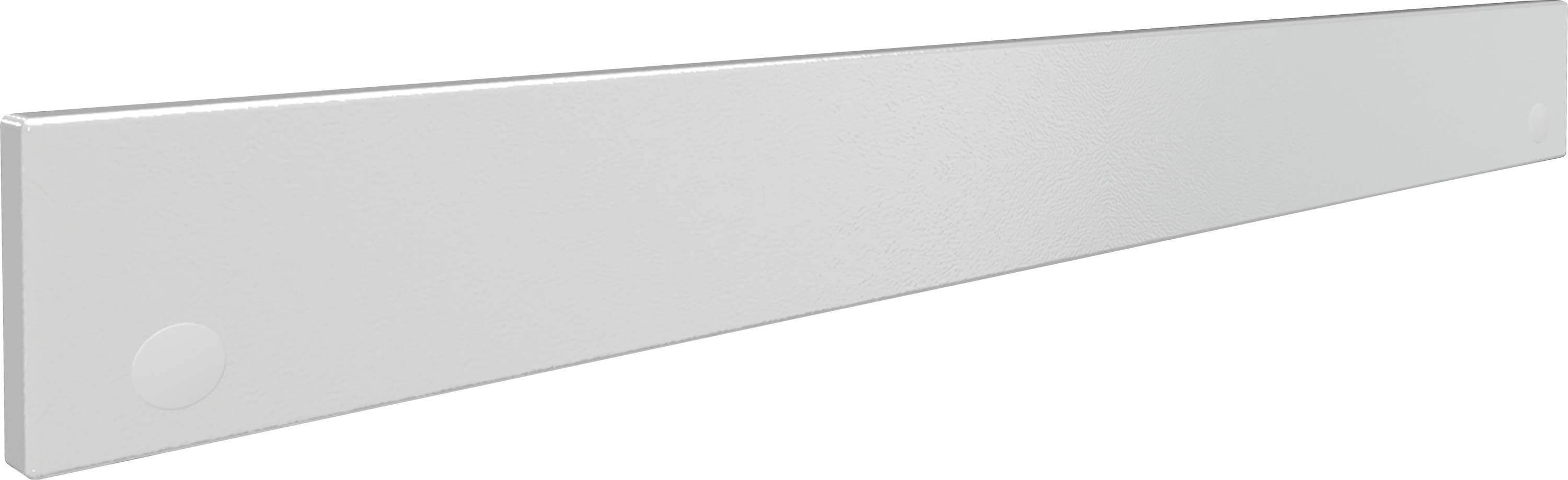 Long, rectangular, silver-coloured object that is slightly rounded on one side.