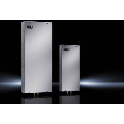 Two plain, silver casings of different sizes stand on a black background with a subtle light shimmer.