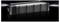 Black cooling device with a finned structure, reflected on a smooth surface. Elongated design, ideal for electronic applications.
