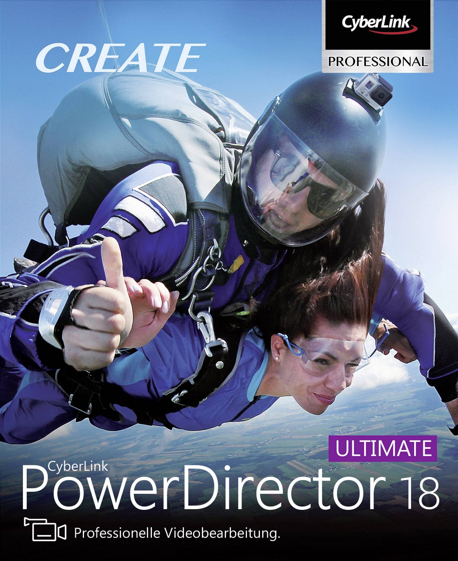 Cyberlink PowerDirector 18 Ultimate Full version, 1 licence Windows Video editor