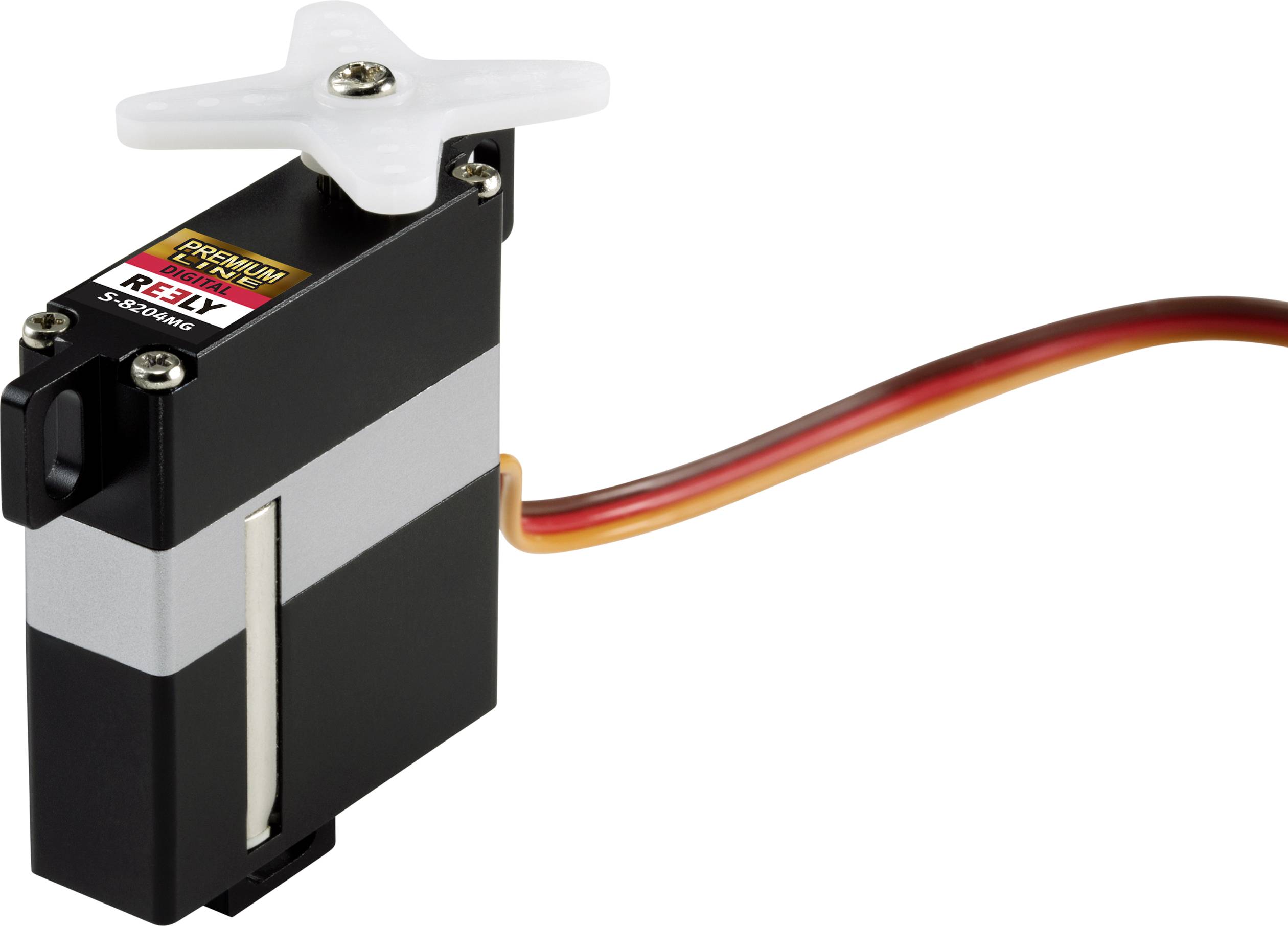 Image of Reely Midi servo S-8204MG Digital servo Gear box material: Metal Connector system: JR