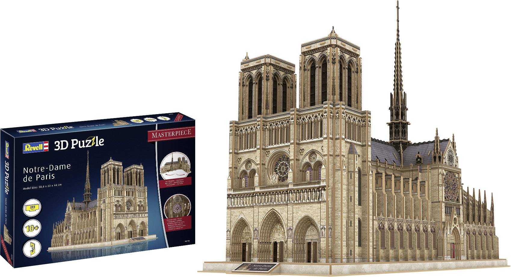 Notre Dame de Paris 00190 3D-Puzzle Notre Dame de Paris 1 pc(s)