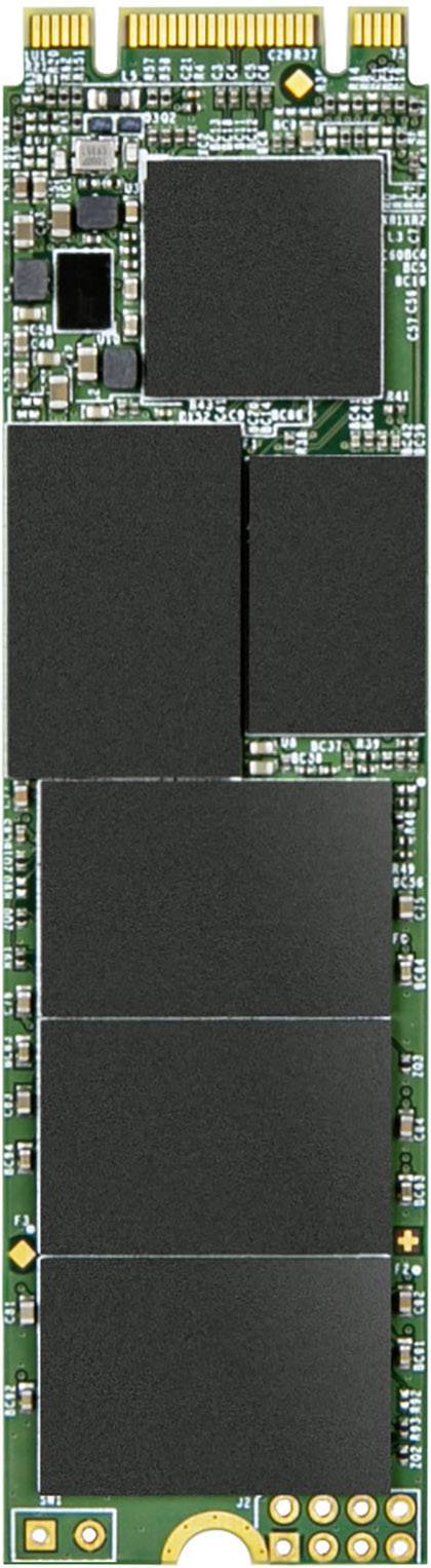 A M.2 SSD module with a green circuit board and multiple black memory chips, used for rapid data storage in computers.