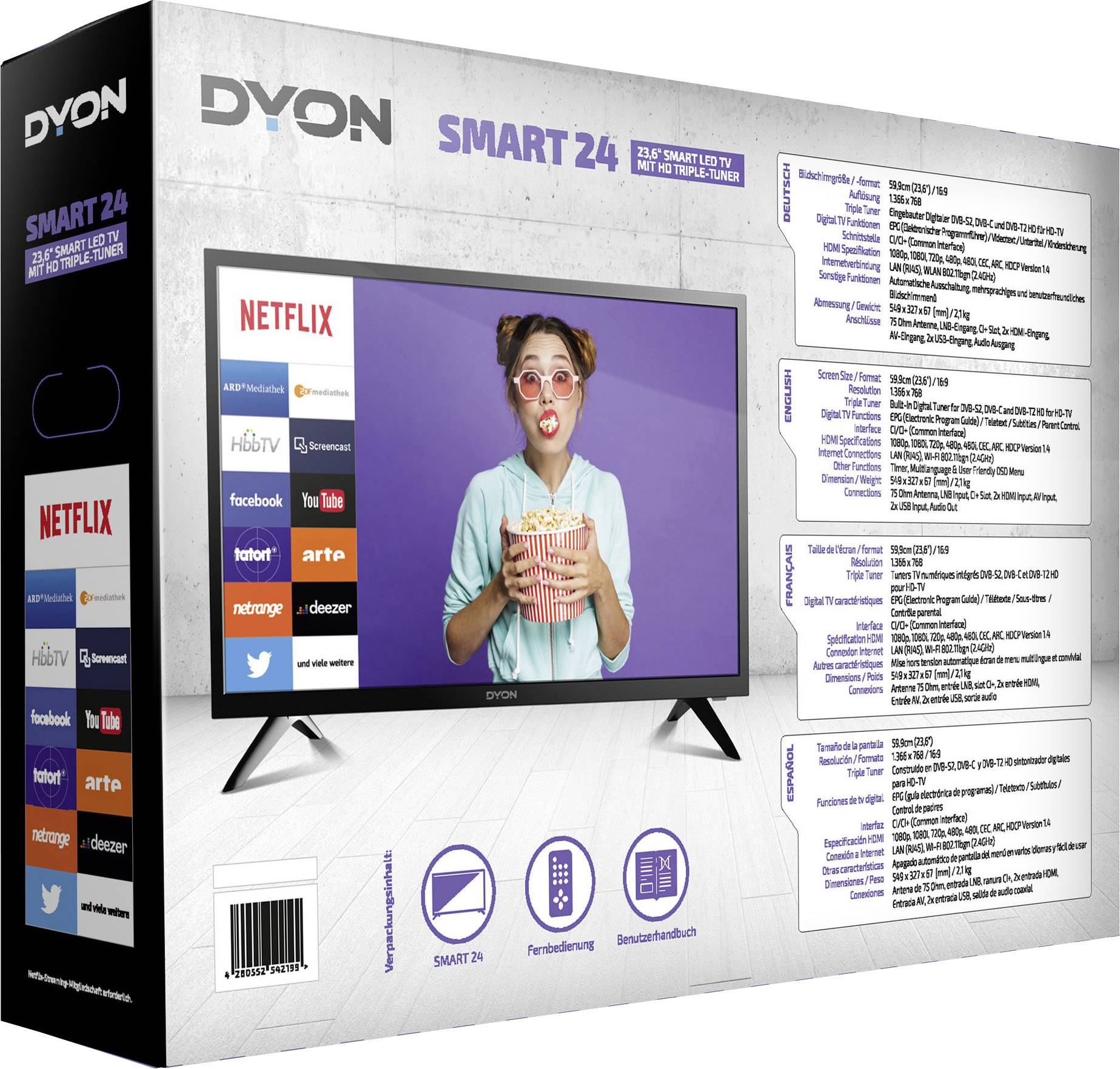 Dyon Fernseher Mit Dvd Player Dyon Sigma 24 Dvd Hd Led